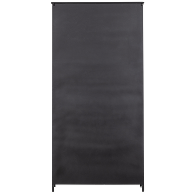 WOOOD EXHIBIT XL vitrinskåp med 2 dörrar i metall - svart