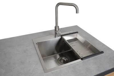 Brafab Fornax Utekök Vask/Kran Svart/Grå