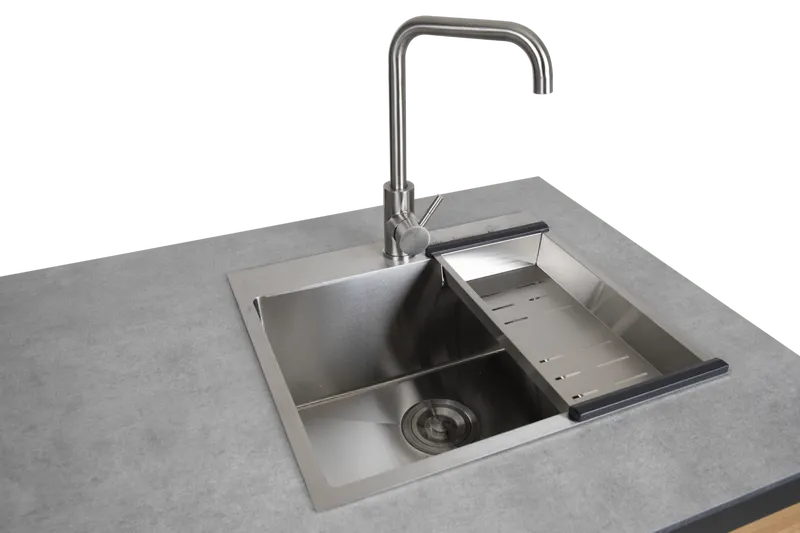 Brafab Fornax Utekök Vask/Kran Svart/Grå