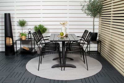 Venture Home Matgrupp Denver med stolarna Lindos