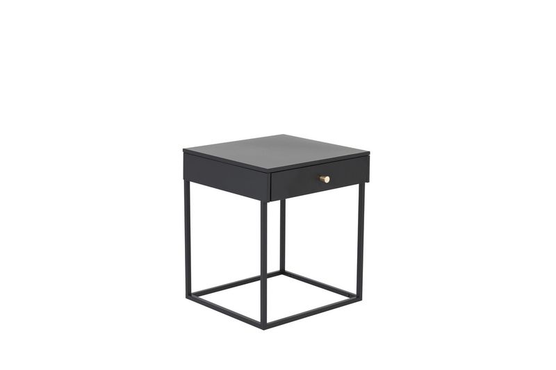 Venture Home Bakal Sängbord 43 x 43 Svart