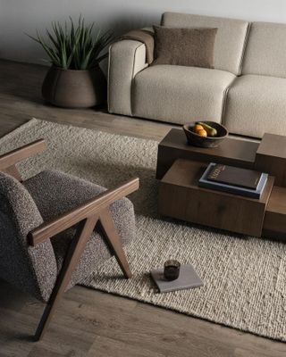 Eleonora Fåtölj Francis - Taupe Flou Mullvad