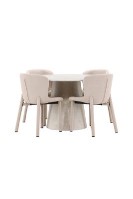 Venture Home Matbord Lanzo med Astoria Stol