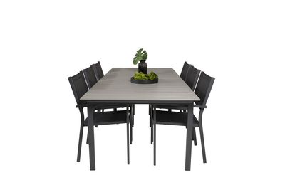 Venture Home Levels, Copacabana Matgrupp Svart Mörkgrå