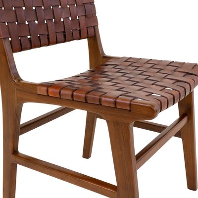 House Nordic Perugia Matstol Brun 2 st