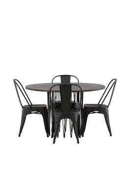 Venture Home Stone Rund Matgrupp