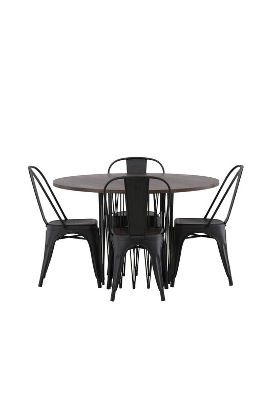 Venture Home Stone Rund Matgrupp