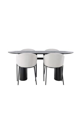 Venture Home Matgrupp Isolde med Stolar Evelina