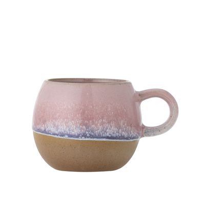 Bloomingville Paula Espresso Kopp, Rose, Stengods - 8-pack