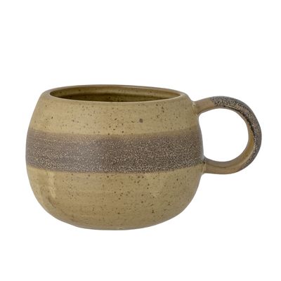 Bloomingville Solange Mugg, Natur, Stengods - 12-pack