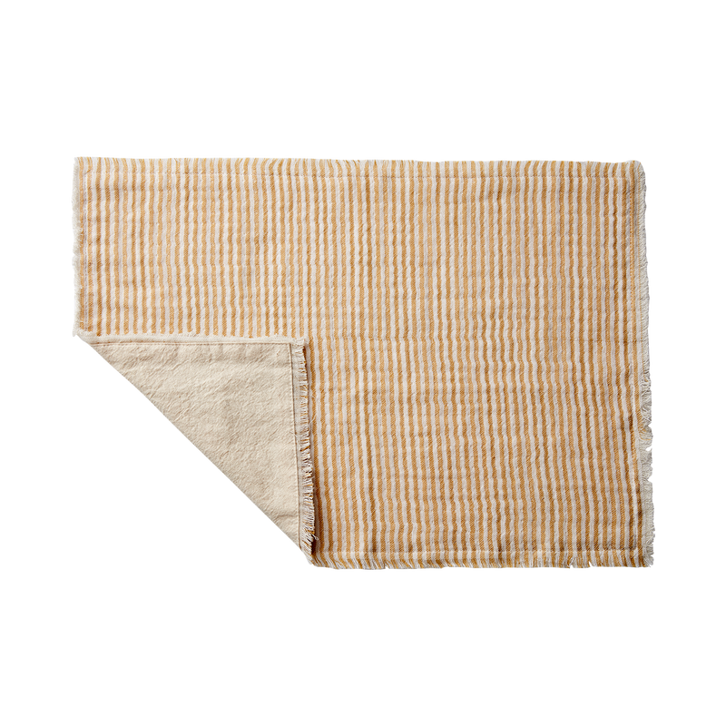 Affari of Sweden LINE Tallriksunderlägg, Gul/vit 8-pack