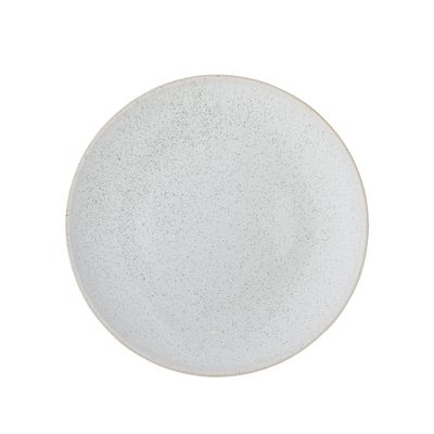 Bloomingville Addison Tallrik, Vit, Stengods - 6-pack