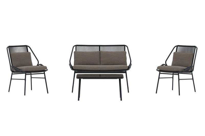 Venture Home Zakynthos Soffgrupp Svart