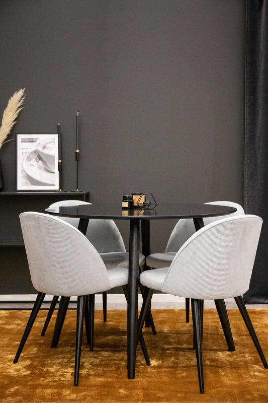 Venture Home Matgrupp Plaza med stolarna Velvet