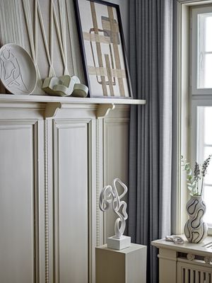 Bloomingville Arista Dekoration, Vit, Resin