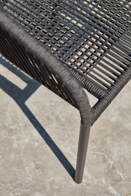 Brafab Delta Stol Svart / Slate Rope / Teddy Black