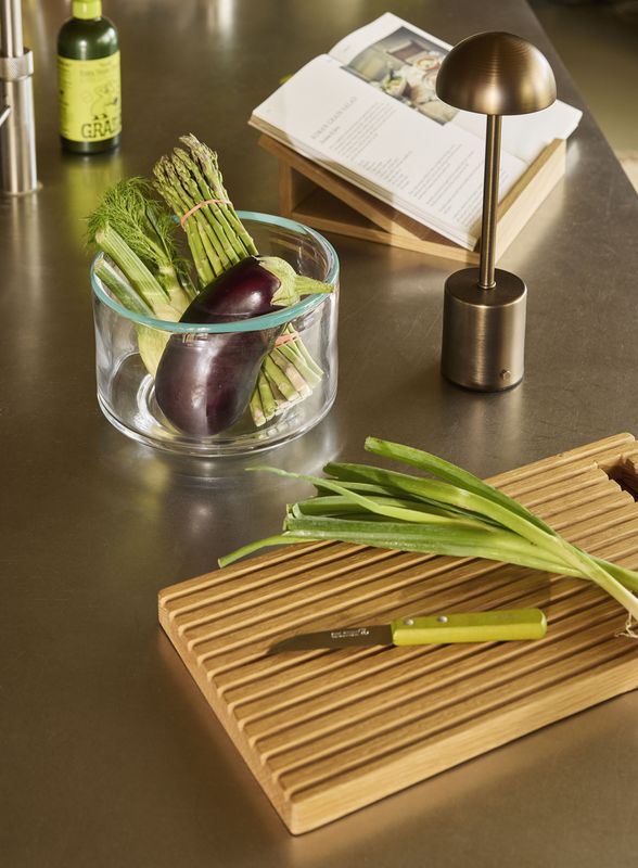 Hübsch Taten Portabel Lampa Bruniserad