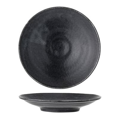 Bloomingville Yoko Tallrik, Svart, Porcelain - 3-pack