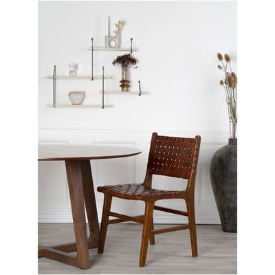 House Nordic Perugia Matstol Brun 2 st