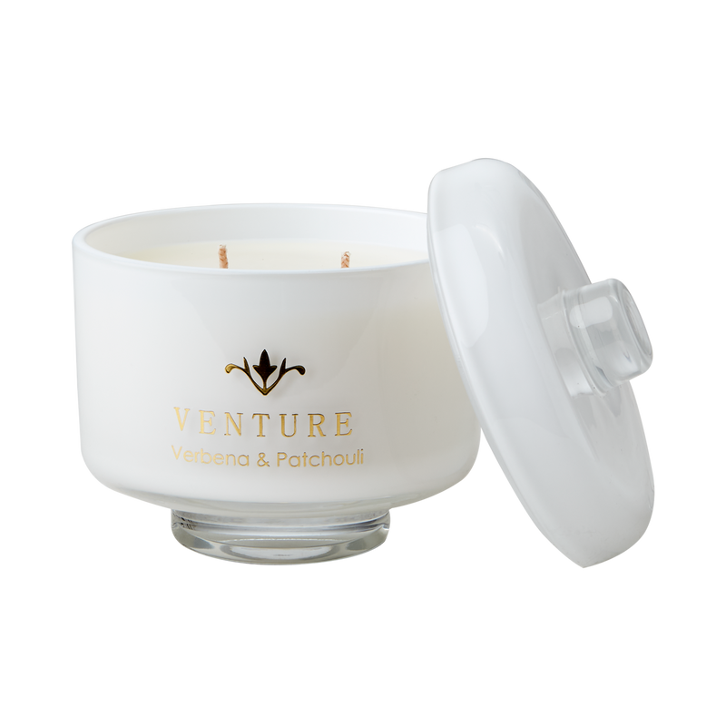 Affari of Sweden VENTURE Doftljus Verbena & patchouli, Vit