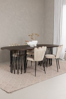 Venture Home Stone Oval Matgrupp