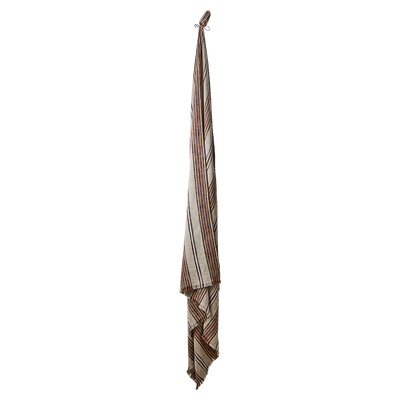 Affari of Sweden HILDA Filt/duk STOR, Natur/brun/rosa/gul