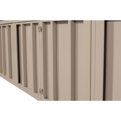 WOOOD LEVEL TV-skåp Metall Sand 44x160 cm