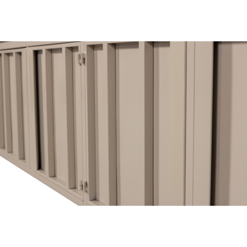 WOOOD LEVEL TV-skåp Metall Sand 44x160 cm