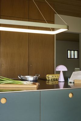 Hübsch Mush Portable Lamp Ljusrosa