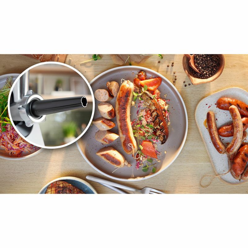Bosch Köttkvarn  MFWS420W  1300W Rostfri Kvarn
