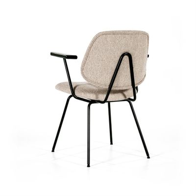 Eleonora Stol Lynn med Armstöd - Beige Fletcher