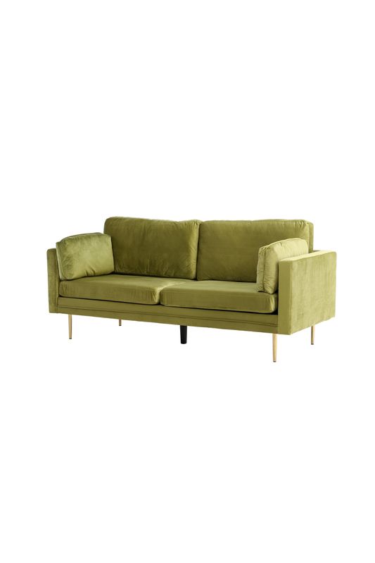 Venture Home Boom 3-Sits Soffa i Grön Sammet