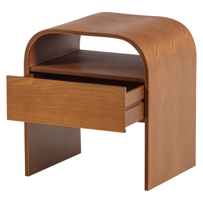 WOOOD Momo Sängbord/Sidobord i Brun MDF [FSC]