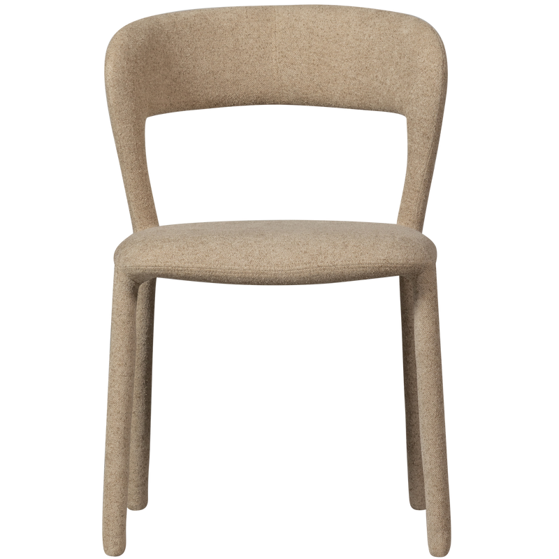 WOOOD Noble Matstol Sandfärgad 2 st