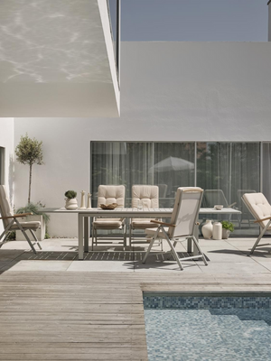 Brafab Andy Positionsstol Ljusgrå/Offwhite