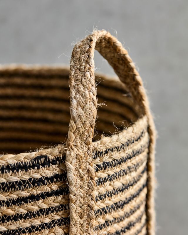 House Doctor Dungi Förvaringskorgar Svart/Natur