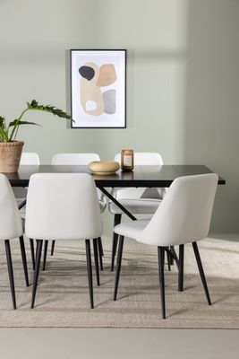 Venture Home Matgrupp Astrid med Stolarna Night