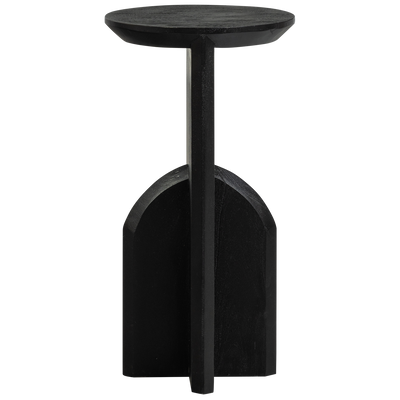 WOOOD Kioni Smal Sidobord i Svart Akaciahus