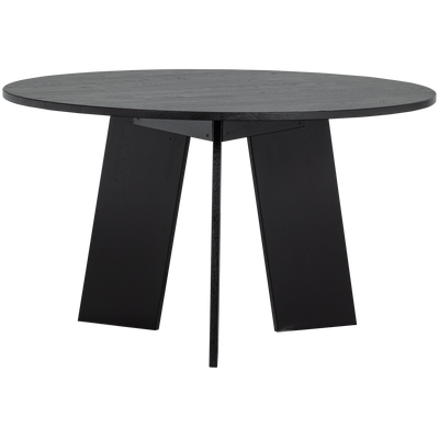 WOOOD Fries Matbord Ø129 cm Ek Svart [FSC]