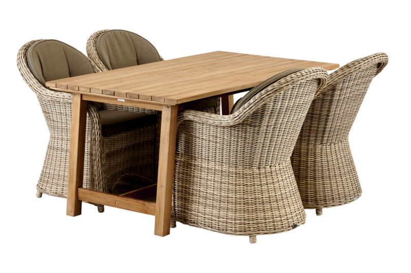 Brafab Keros Matbord 90x160 cm i Teak