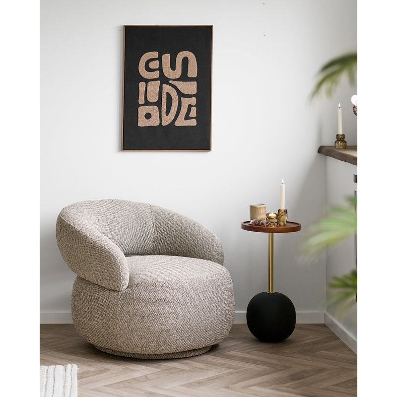 House Nordic Sirone Sidobord Natur / Svart