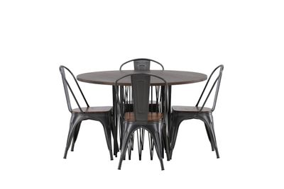 Venture Home Stone Rund Matgrupp