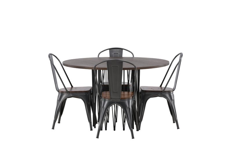 Venture Home Stone Rund Matgrupp