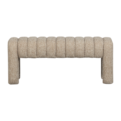 WOOOD Frex Bouclé Bänk Brun