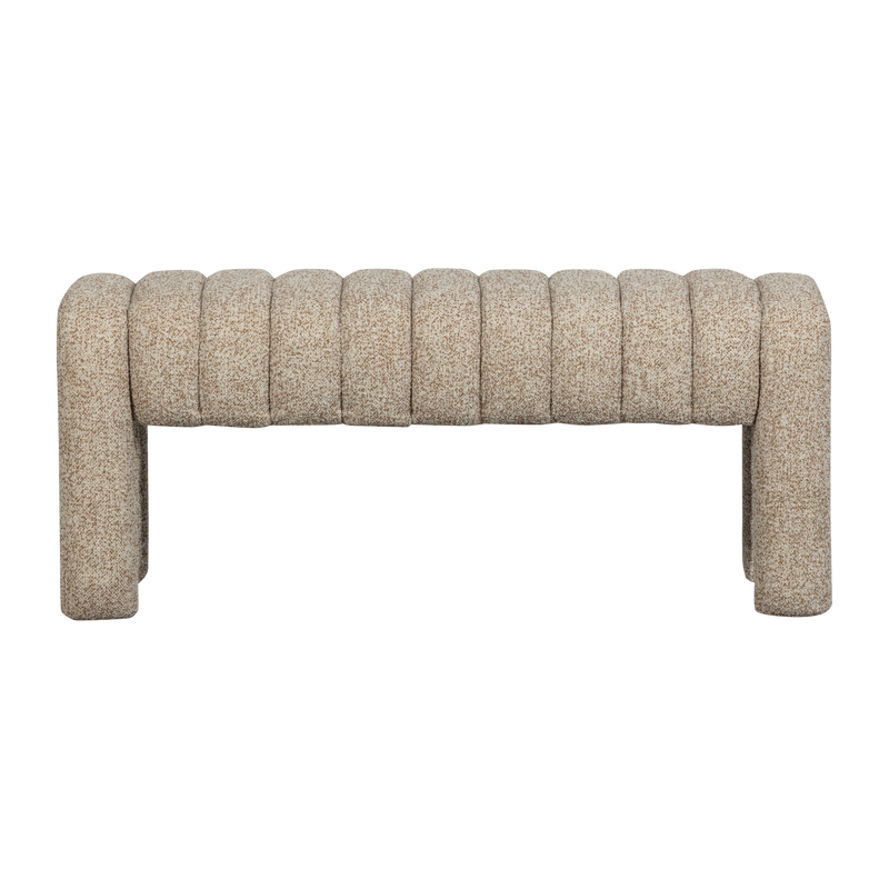 WOOOD Frex Bouclé Bänk Brun