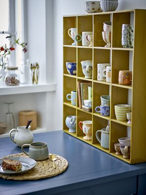 Bloomingville Bekka Hylla, Gul, Återvunnet Trä