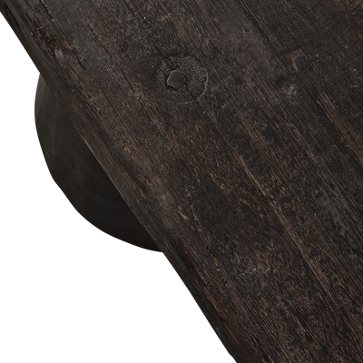 WOOOD Clyde Bänk i Återvunnet Mangoträ, Mörkbrun