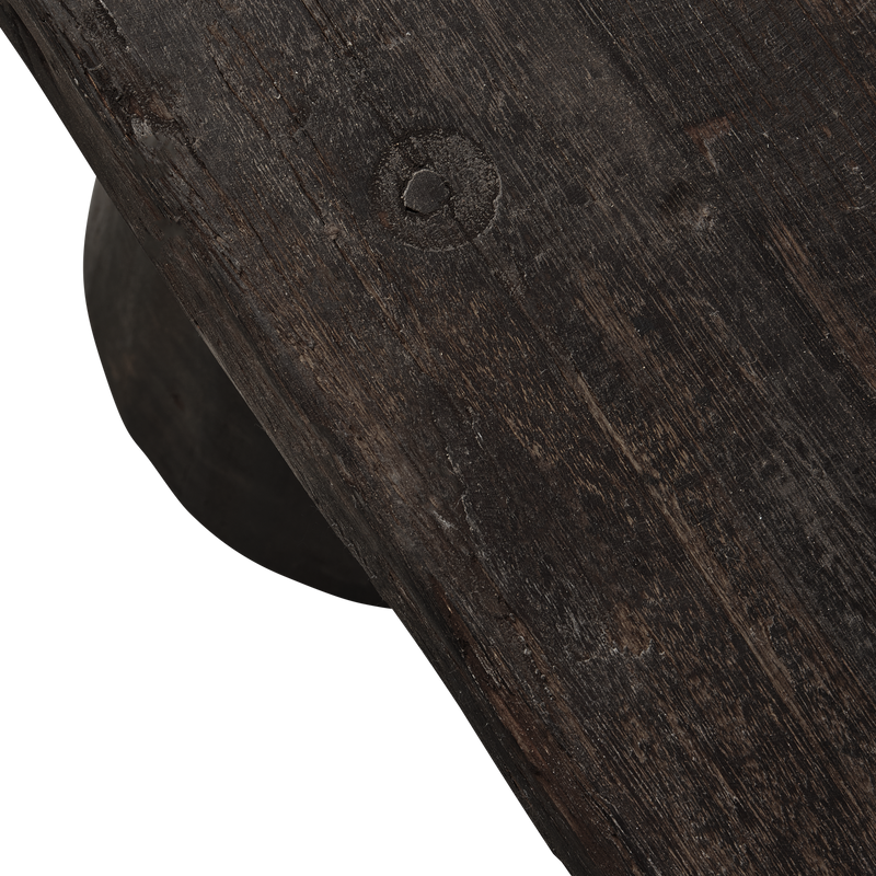 WOOOD Clyde Bänk i Återvunnet Mangoträ, Mörkbrun