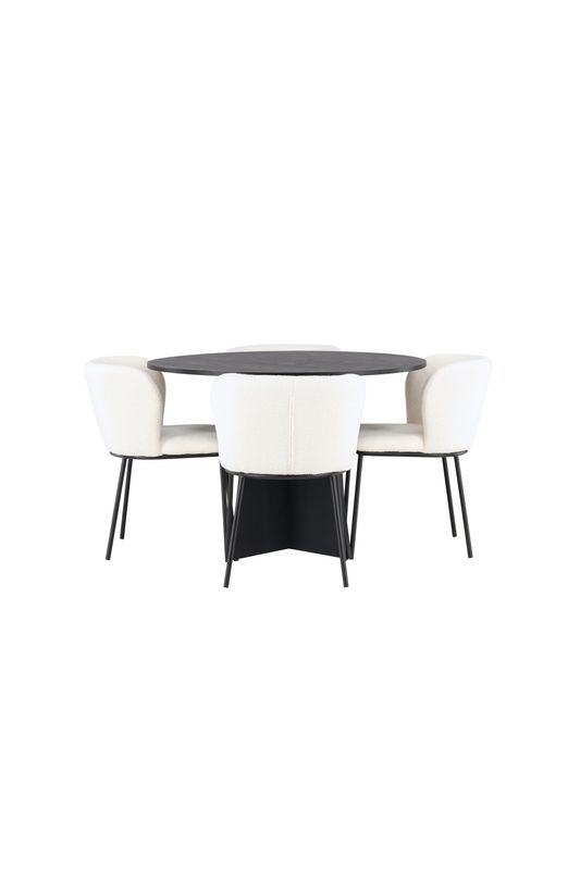 Venture Home Matgrupp Bootcut med Stolarna Edina