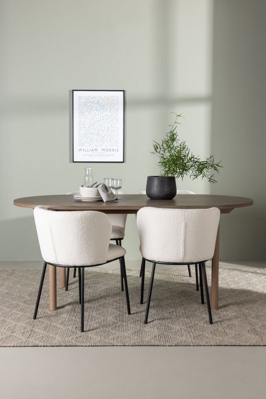 Venture Home Matgrupp Andy med Stolarna Edina